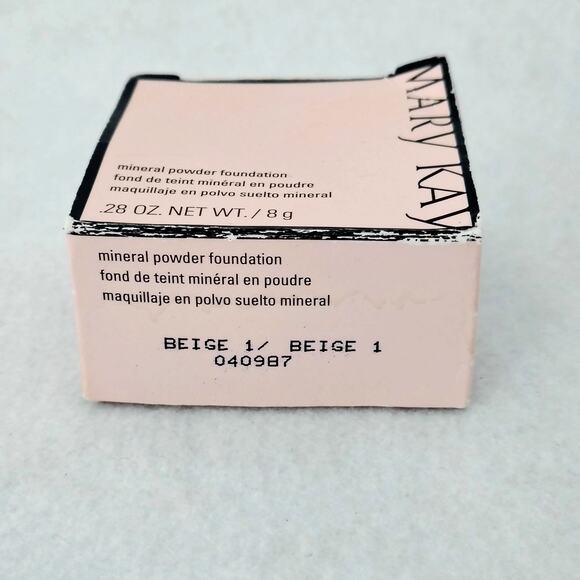 Mary Kay Loose Mineral Powder Foundation Color Beige 1 0.28 oz. NEW DISCONTINUED - Picture 2 of 4